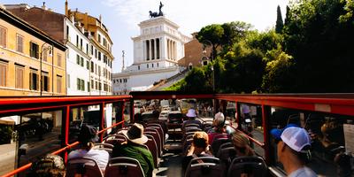View from the hop-on-hop-off bus