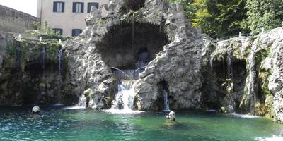 Grotto fountain in Vatican Gardens
