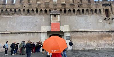 Tour Touristation all'ingresso di Castel Sant'Angelo