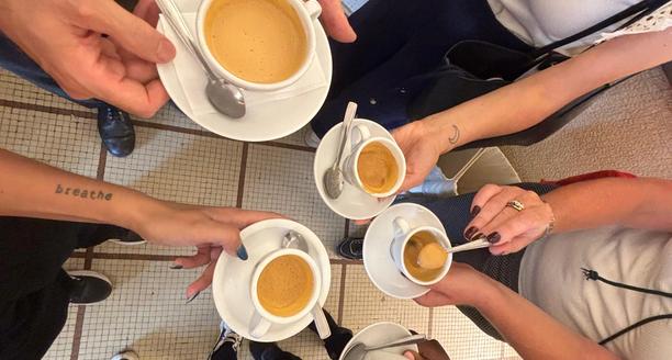 Tour guiado del desayuno italiano