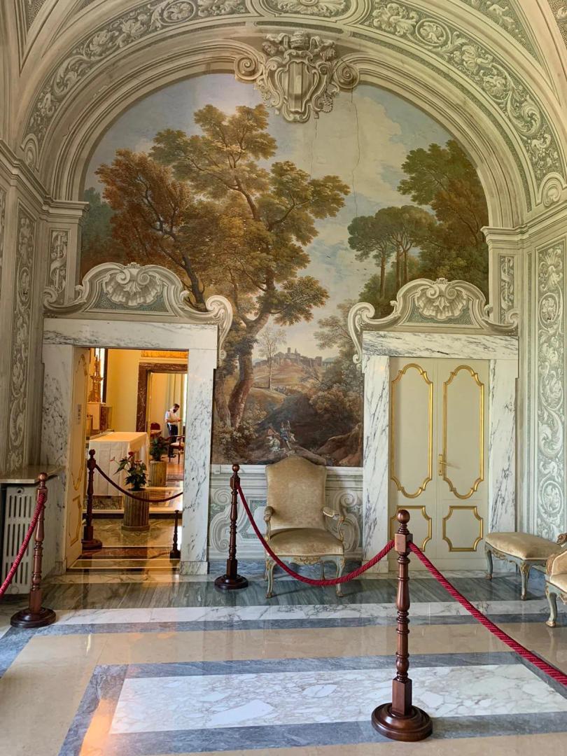Interior del Palacio Apostólico