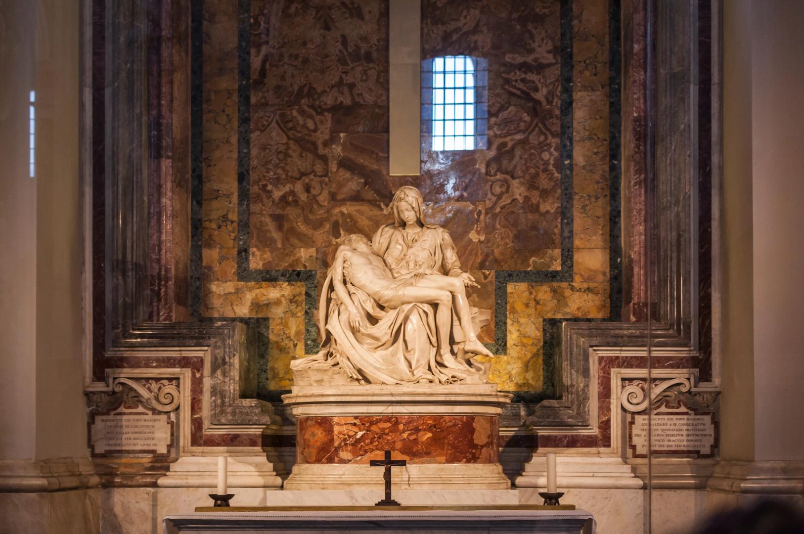 Pietà von Michelangelo in der Petersbasilika