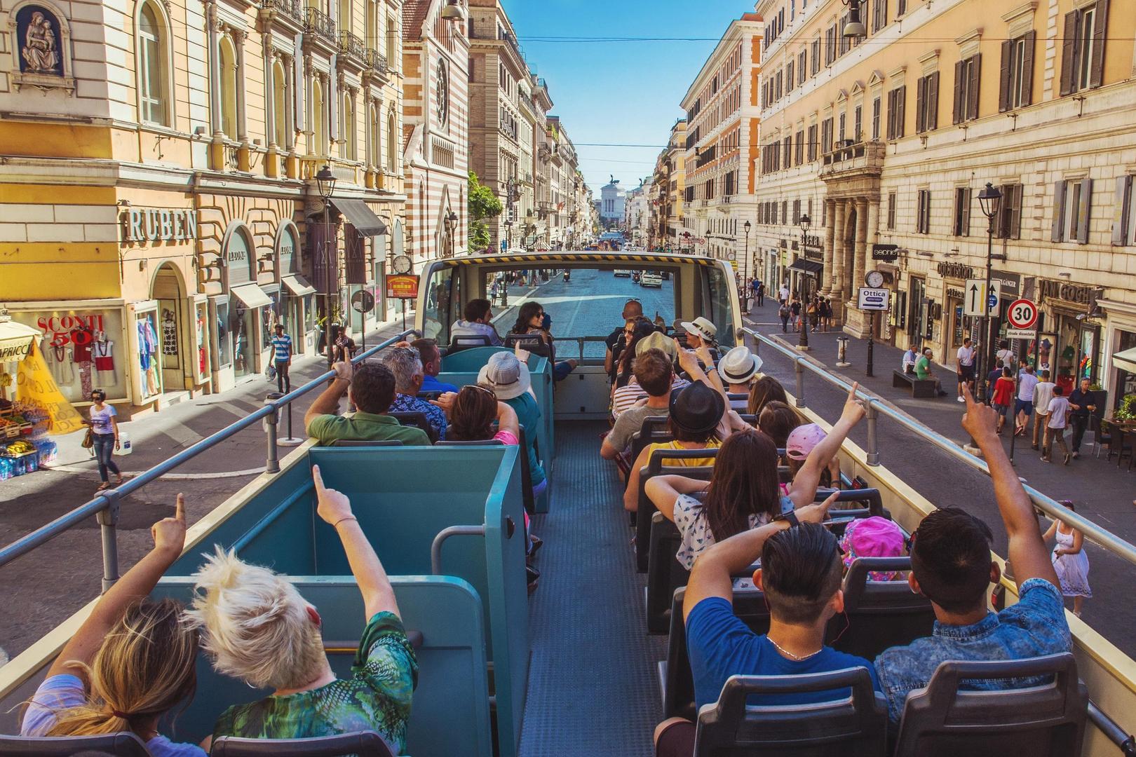 View from the hop-on-hop-off bus