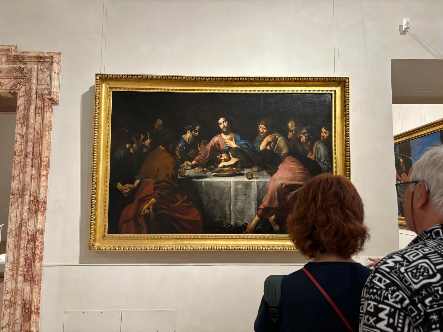 Painting The Last Supper in Palazzo Barberini
