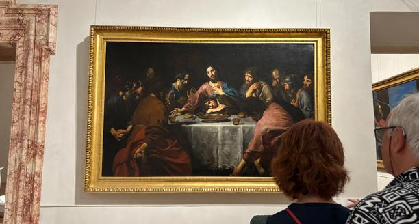Painting The Last Supper in Palazzo Barberini