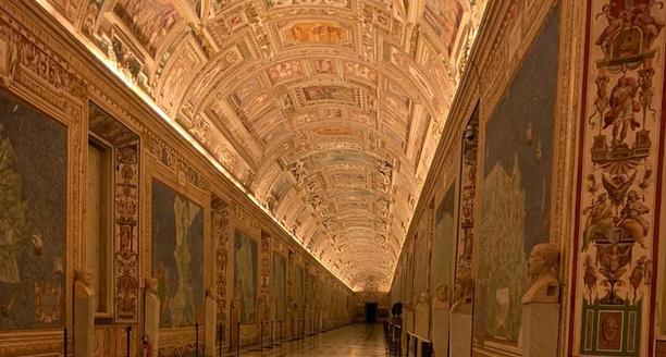 Gallery of Maps inside Vatican Museums