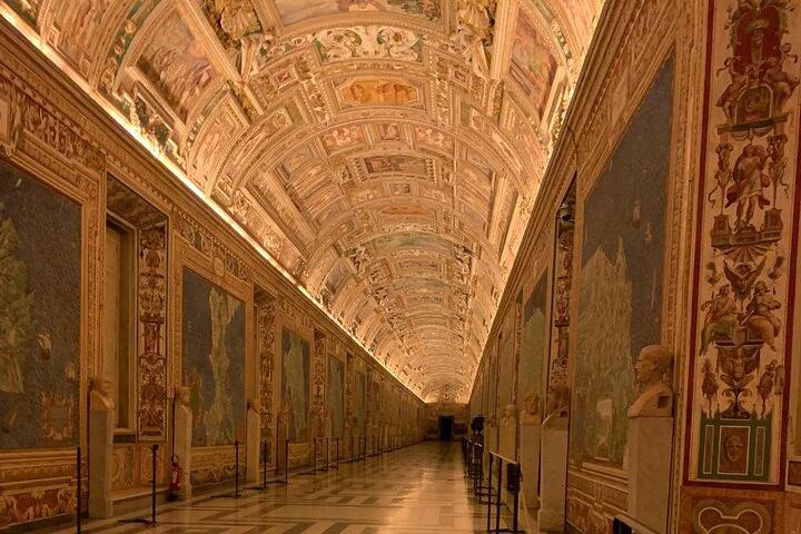 Gallery of Maps inside Vatican Museums