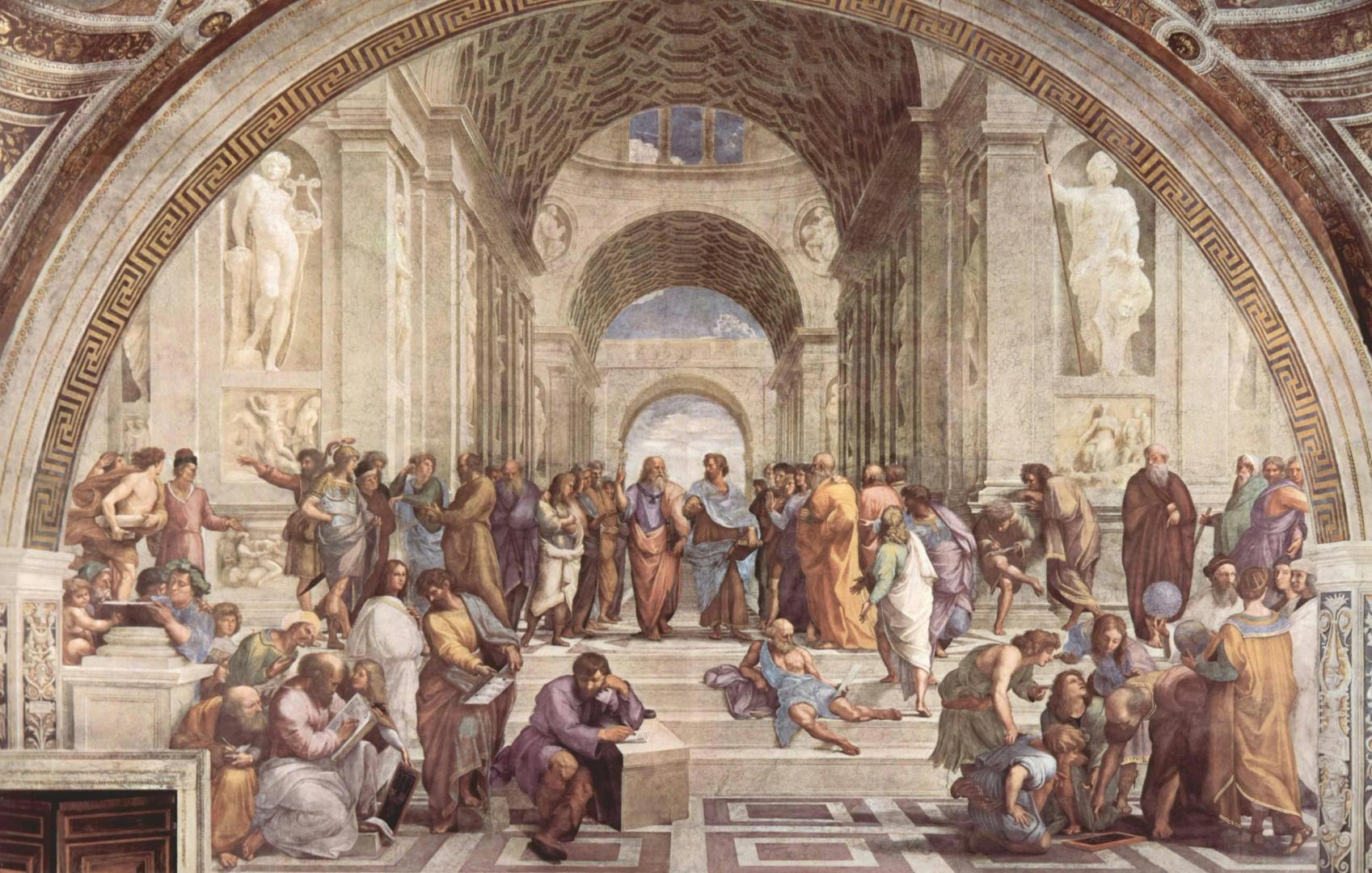 Peinture L'École d'Athènes