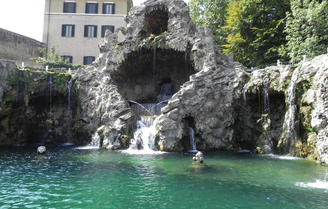 Grotto fountain in Vatican Gardens 