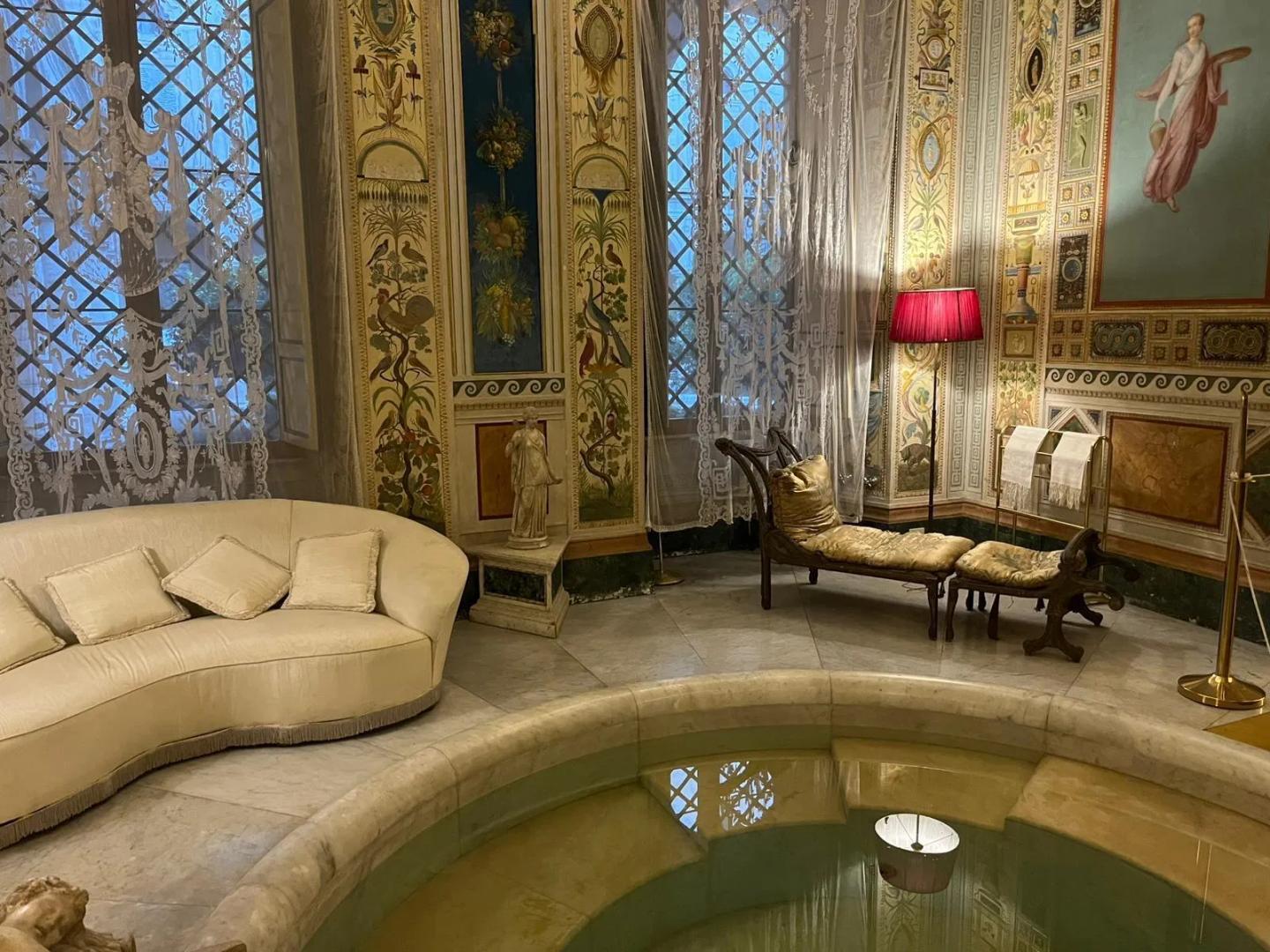 Baño secreto de Diana en Palazzo Doria Pamphilj