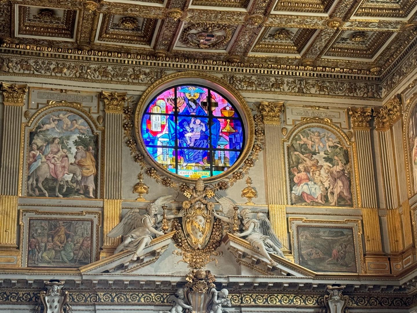 Interior of Santa Maria Maggiore Basilica
