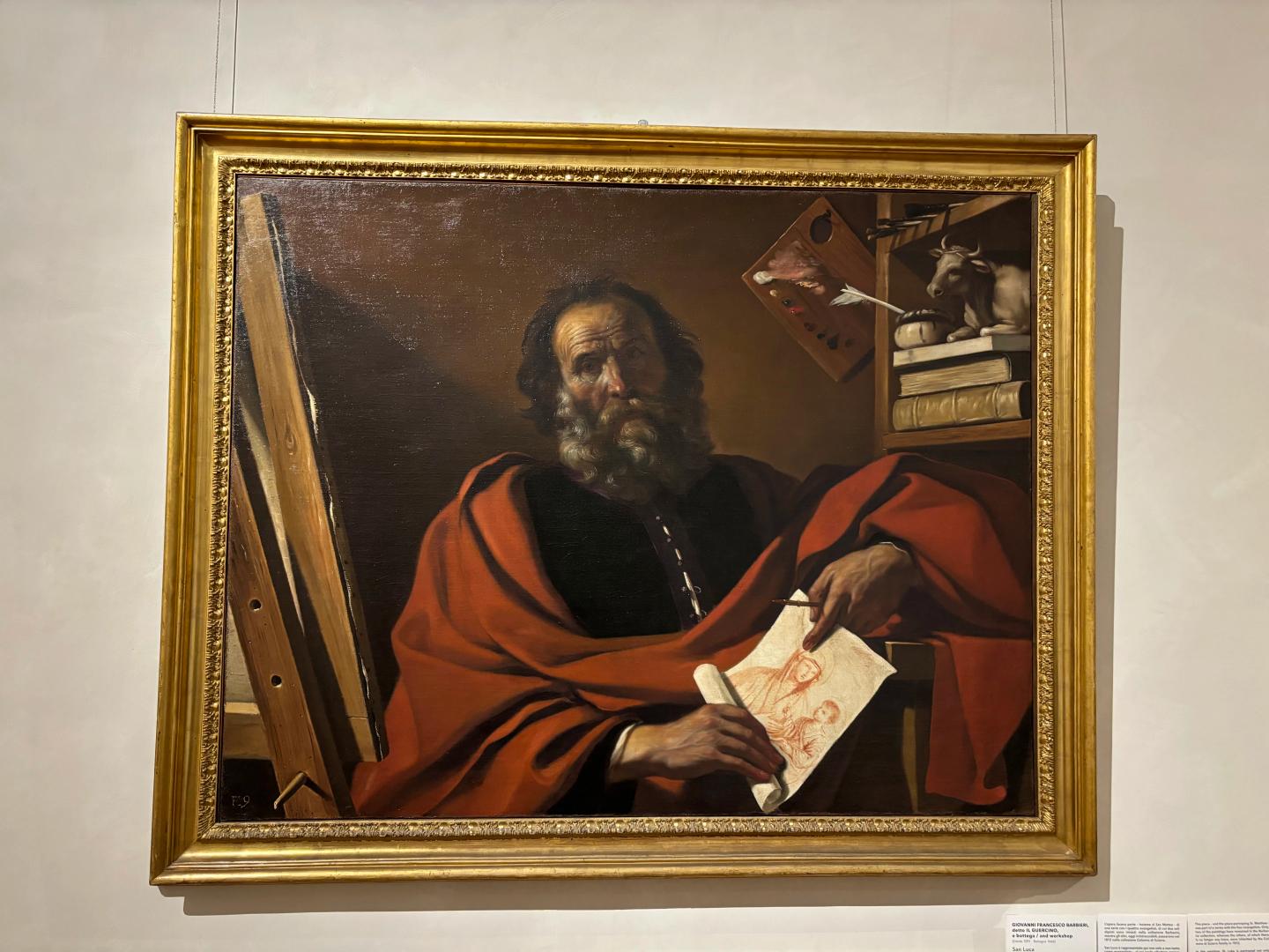 Painting of Saint Luke in Palazzo Barberini