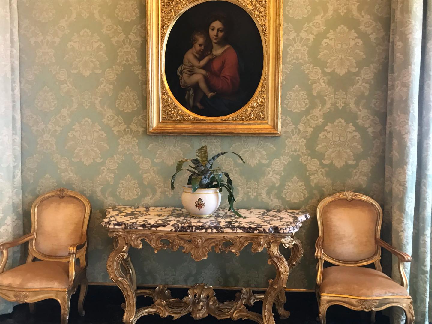 Interior del Palacio Apostólico