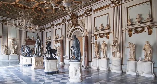 Sala degli Imperatori all'interno dei Musei Capitolini