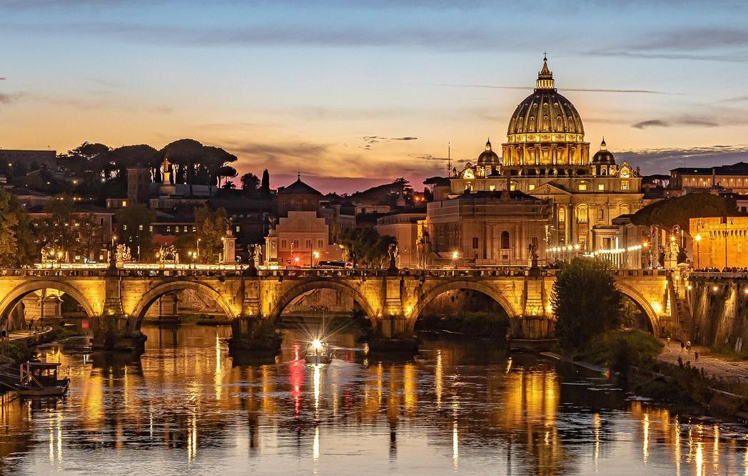 Basilica di San Pietro da lontano