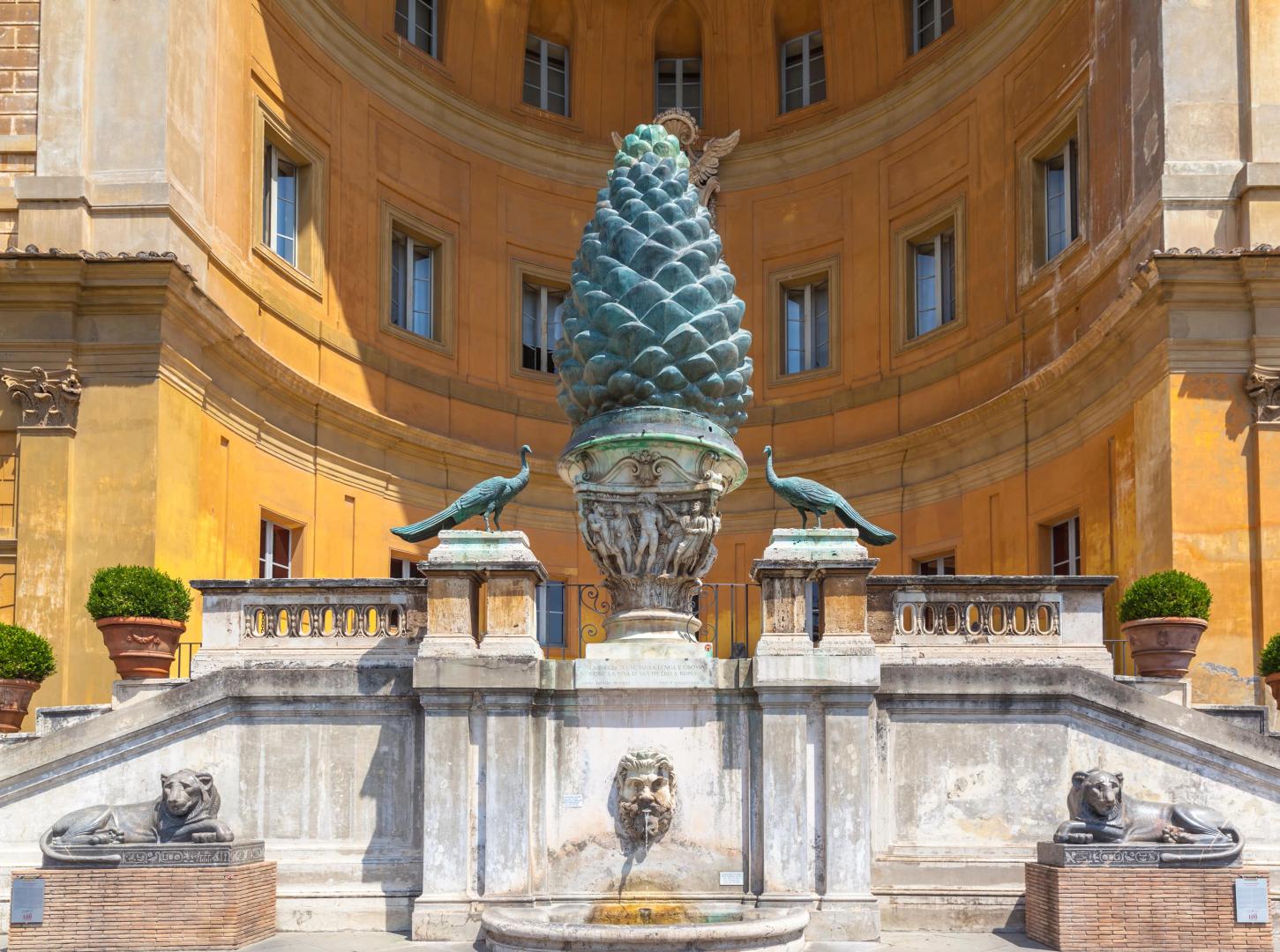 Fontana della Pigna in the Vatican Museums