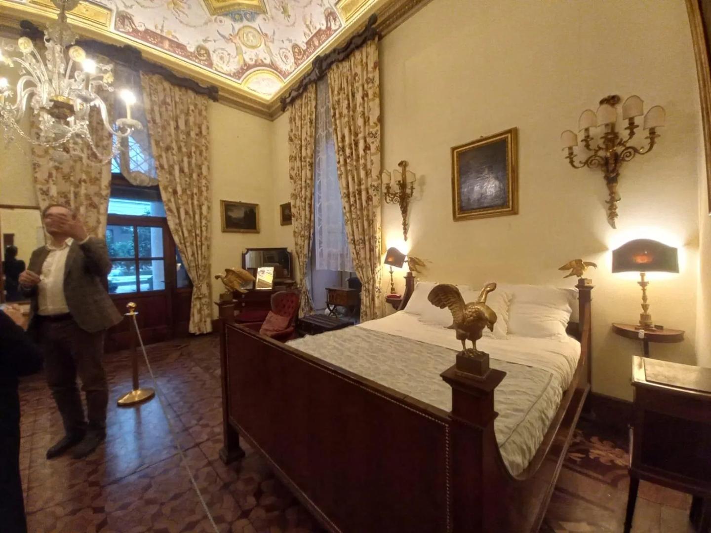 Dormitorio dentro del Palazzo Doria Pamphilj